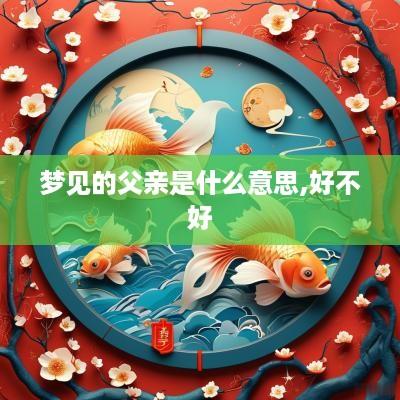 梦见的父亲是什么意思,好不好