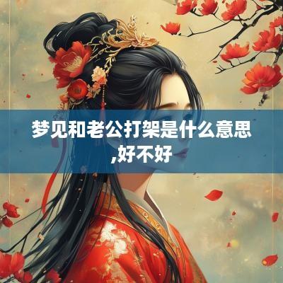 梦见和老公打架是什么意思,好不好