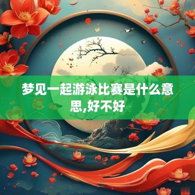 梦见一起游泳比赛是什么意思,好不好