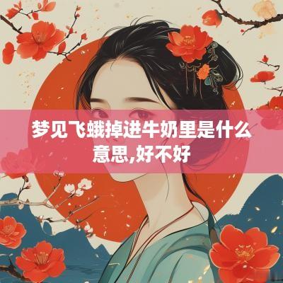 梦见飞蛾掉进牛奶里是什么意思,好不好