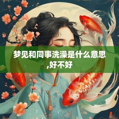 梦见和同事洗澡是什么意思,好不好