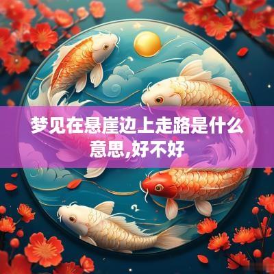 梦见在悬崖边上走路是什么意思,好不好