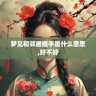 梦见和邻居握手是什么意思,好不好