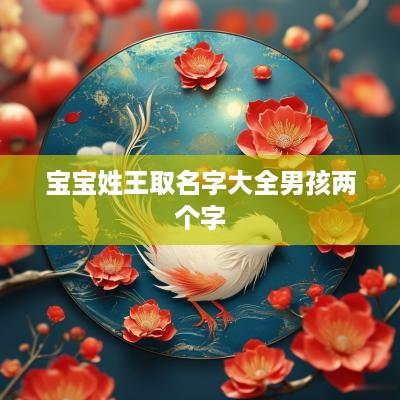 宝宝姓王取名字大全男孩两个字