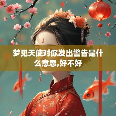 梦见天使对你发出警告是什么意思,好不好
