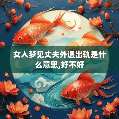 女人梦见丈夫外遇出轨是什么意思,好不好