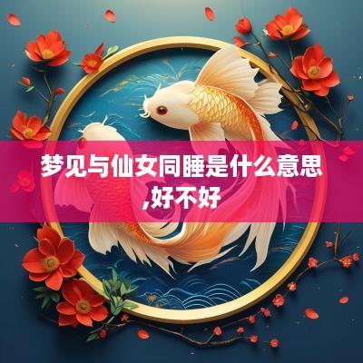 梦见与仙女同睡是什么意思,好不好