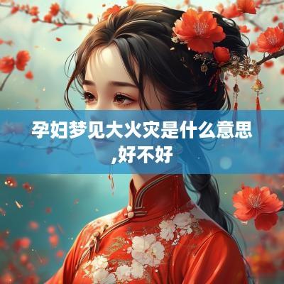 孕妇梦见大火灾是什么意思,好不好