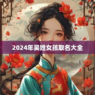 2025年吴姓女孩取名大全