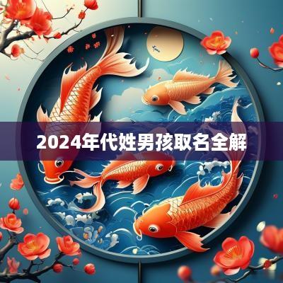 2025年代姓男孩取名全解