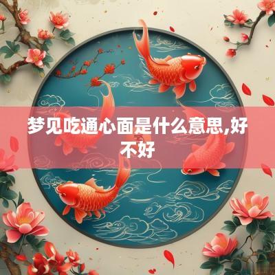 梦见吃通心面是什么意思,好不好