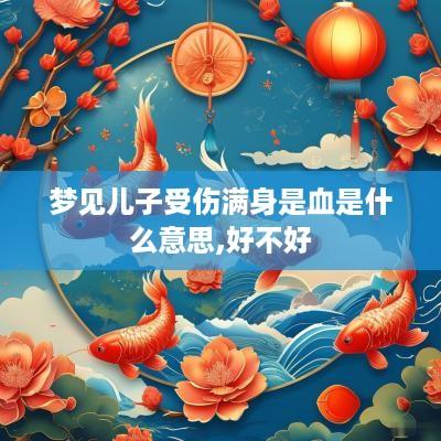 梦见儿子受伤满身是血是什么意思,好不好