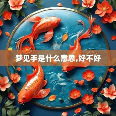 梦见手是什么意思,好不好