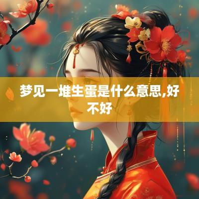 梦见一堆生蛋是什么意思,好不好