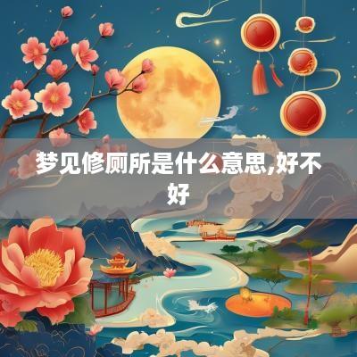 梦见修厕所是什么意思,好不好
