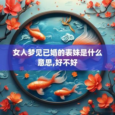 女人梦见已婚的表妹是什么意思,好不好