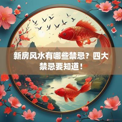新房风水有哪些禁忌？四大禁忌要知道！