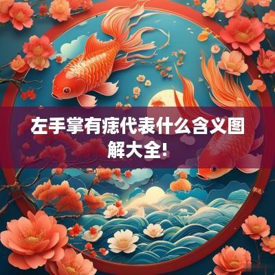 左手掌有痣代表什么含义图解大全!