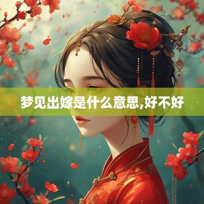 梦见出嫁是什么意思,好不好