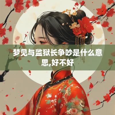 梦见与监狱长争吵是什么意思,好不好