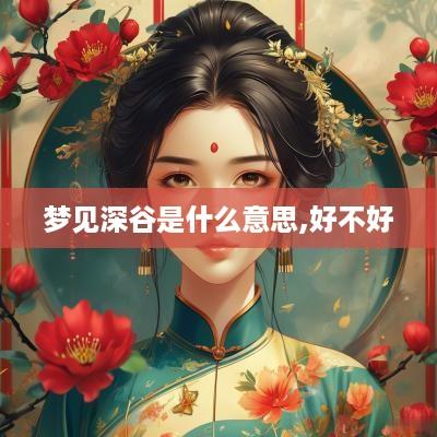 梦见深谷是什么意思,好不好