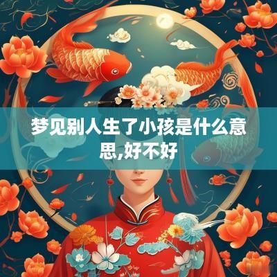 梦见别人生了小孩是什么意思,好不好