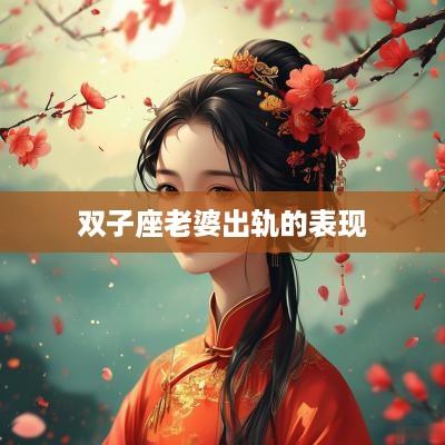 双子座老婆出轨的表现
