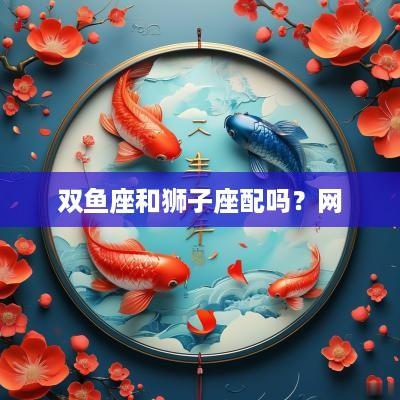双鱼座和狮子座配吗？网