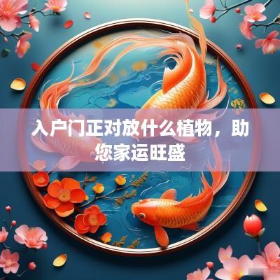 入户门正对放什么植物，助您家运旺盛