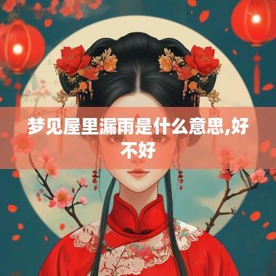 梦见屋里漏雨是什么意思,好不好