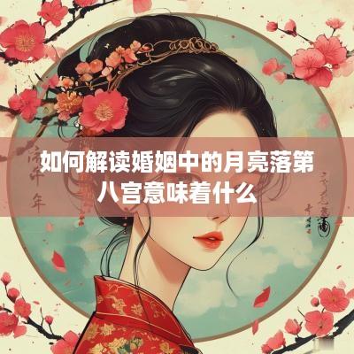 如何解读婚姻中的月亮落第八宫意味着什么