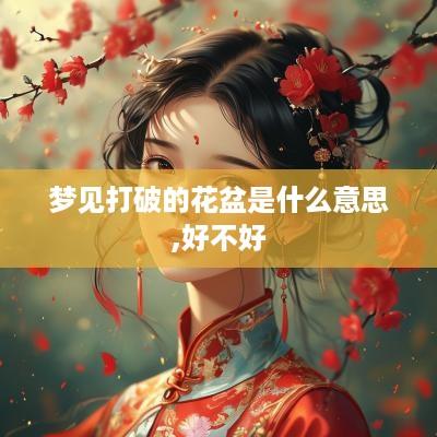 梦见打破的花盆是什么意思,好不好