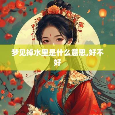 梦见掉水里是什么意思,好不好