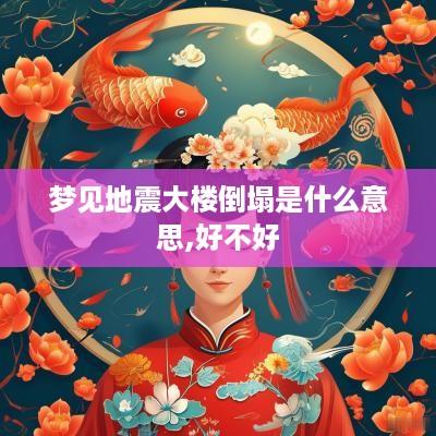 梦见地震大楼倒塌是什么意思,好不好