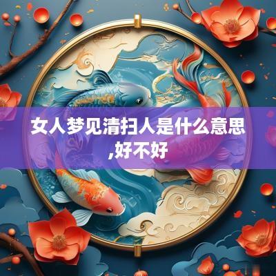 女人梦见清扫人是什么意思,好不好