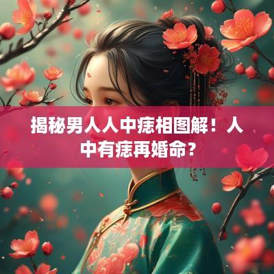 揭秘男人人中痣相图解！人中有痣再婚命？
