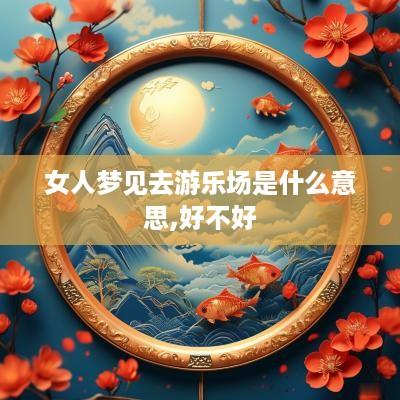 女人梦见去游乐场是什么意思,好不好