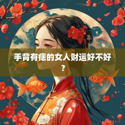 手背有痣的女人财运好不好？