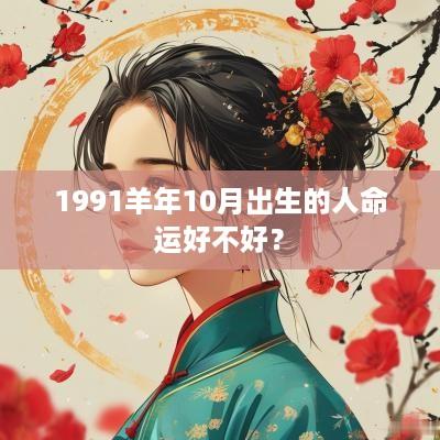 1991羊年10月出生的人命运好不好？