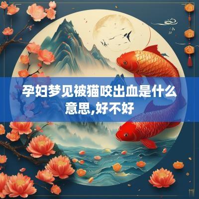 孕妇梦见被猫咬出血是什么意思,好不好