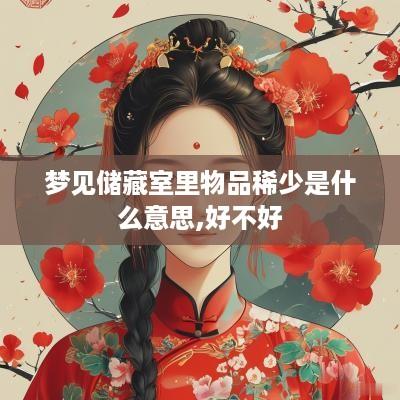 梦见储藏室里物品稀少是什么意思,好不好