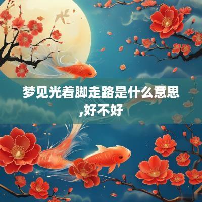 梦见光着脚走路是什么意思,好不好
