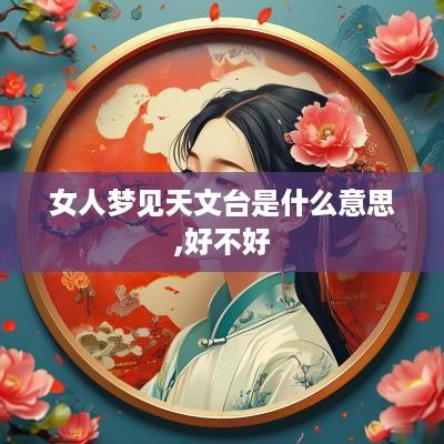 女人梦见天文台是什么意思,好不好
