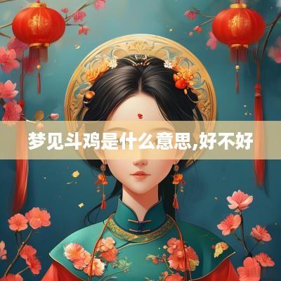 梦见斗鸡是什么意思,好不好