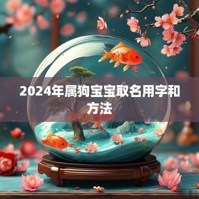 2025年属狗宝宝取名用字和方法