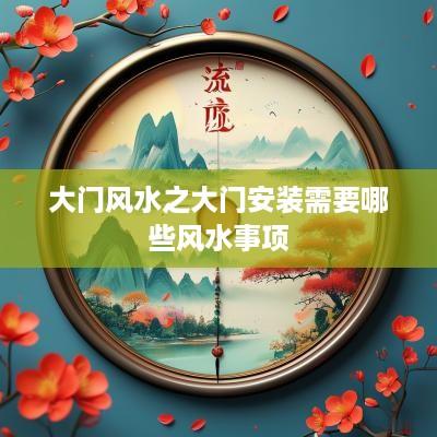 大门风水之大门安装需要哪些风水事项