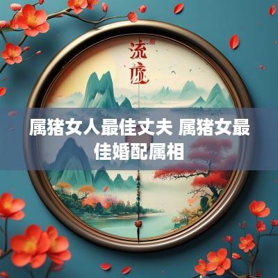 属猪女人最佳丈夫 属猪女最佳婚配属相