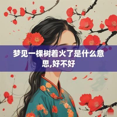 梦见一棵树着火了是什么意思,好不好