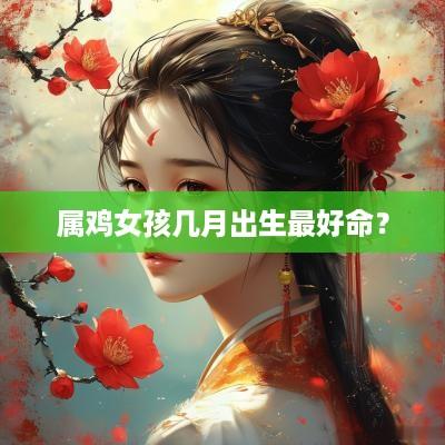 属鸡女孩几月出生最好命？