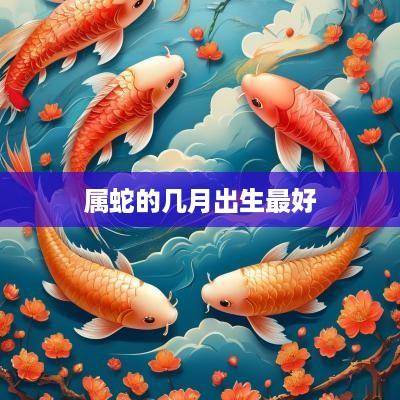 属蛇的几月出生最好